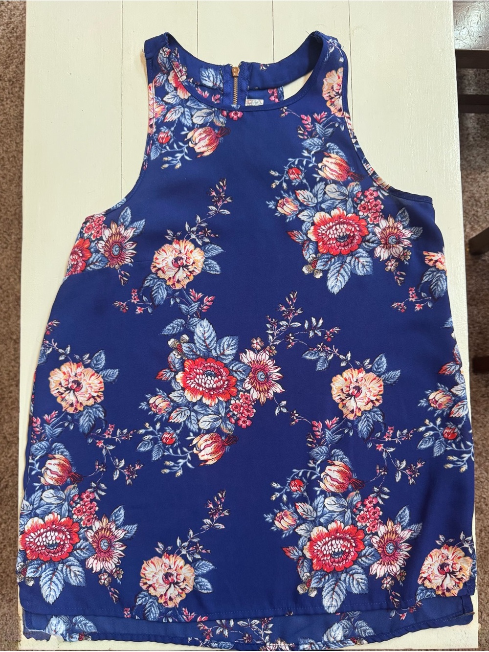 Women's Floral Halter Tank
